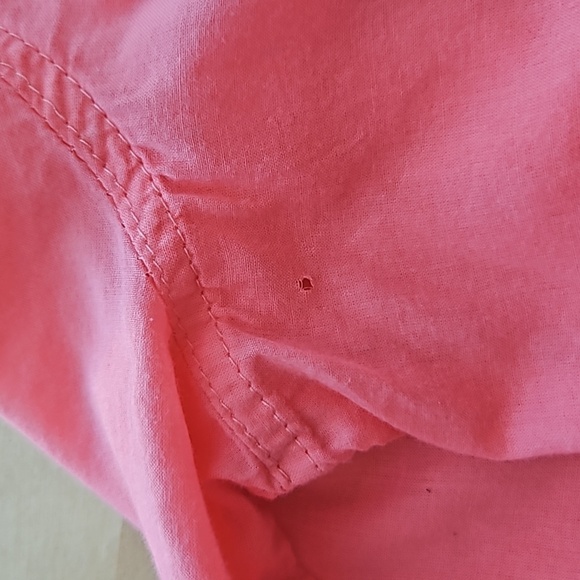 Lilly Pulitzer Anna Maria Womens Button Down Sz M Barbie - Picture 7 of 7